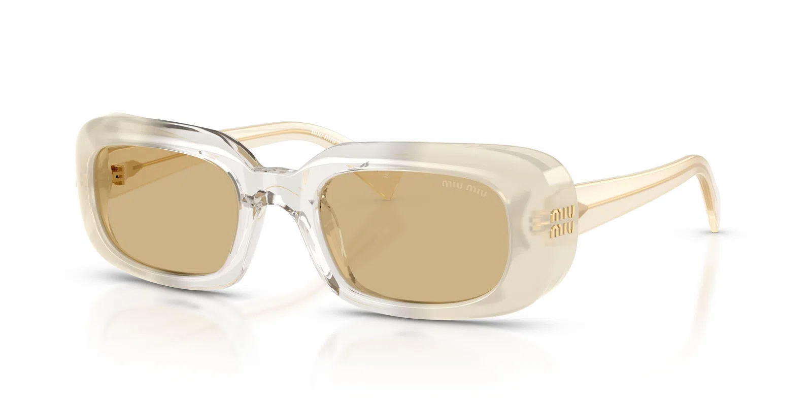 Miu B13S Sunglasses - Opal Milk/grey/opal Milk - view 3